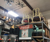 Large 4' Foot Coca-Cola Light Up Steel Marquee Clock, Circa 1960