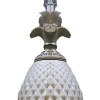 Mid-Century Regency White Ceramic Pineapple Lamp, Pair