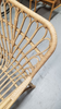 Restored Faux Rattan Outdoor Lounge Chair Pair in the style of Franco Albini Restored Faux Rattan Outdoor Lounge Chair Pair in the style of Franco Albini