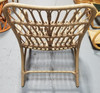Restored Faux Rattan Outdoor Lounge Chair Pair in the style of Franco Albini Restored Faux Rattan Outdoor Lounge Chair Pair in the style of Franco Albini
