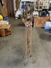 1980s Frank Lloyd Wright Style Copper Colored Coat & Hat Rack