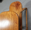 1950s Restored 2-Tier Rattan & Mahogany Side Lamp Table, Pair 1950s Restored 2-Tier Rattan & Mahogany Side Lamp Table, Pair