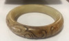 19th Century Antique Chinese Hetian Jade Hand Carved Dragon Bangle Bracelet 19th Century Antique Chinese Hetian Jade Hand Carved Dragon Bangle Bracelet