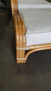 Immaculately Restored Rattan Reverse Pretzel Three Strand Lounge Chair and Matching Ottoman Immaculately Restored Rattan Reverse Pretzel Three Strand Lounge Chair and Matching Ottoman
