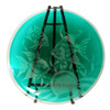 Correia Art Glass Large Hand-Etched Decorative Plate, Signed