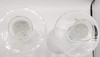 Vintage Clear Crystal Candlestick Holders- Set of 2