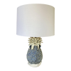 Modern Ceramic Pineapple Lamp With Large Shade With Shade