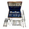 Set of 105 Sterling Silverware "Northern Lights" Set by International Silverware, 1940s Set of 105 Sterling Silverware "Northern Lights" Set by International Silverware, 1940s