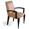 Dakota Jackson "Ke-Zu" Leather Club Armchair