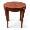 Dakota Jackson "Eland" Round Mahogany Side Table