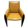 Dakota Jackson "Ke-Zu" Camel Leather Armchair