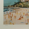 Milford Zornes "Main Beach Laguna" Lithograph Print Limited 62 of 250 Signed