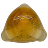 Mid-Century Amber Honey Glass Ashtray Attributed to Murano Archimede Saguso Mid-Century Amber Honey Glass Ashtray Attributed to Murano Archimede Saguso