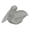 Vintage French Paperweight Crystal Pelican Sculpture, Signed Baccarat