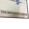 1983 "The Brooklyn Bridge" Watercolor Lithograph Poster by David Lingwood, Framed 1983 "The Brooklyn Bridge" Watercolor Lithograph Poster by David Lingwood, Framed