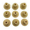 1930s Art Deco White Ivory Bakelite Pull Drawer Pulls, Set of Nine 1930s Art Deco White Ivory Bakelite Pull Drawer Pulls, Set of Nine