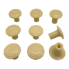 1930s Art Deco White Ivory Bakelite Pull Drawer Pulls, Set of Nine 1930s Art Deco White Ivory Bakelite Pull Drawer Pulls, Set of Nine