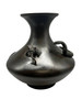 Late 19th Century Meiji Era Hand Casted Japanese Bronze Vase of Snake & Hunting Frog