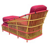 Restored 1930s Stick Reed Rattan "President" Chaise Lounge Restored 1930s Stick Reed Rattan "President" Chaise Lounge