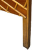1950s Restored Mid-Century Geometric Brick Pattern Rattan & Mahogany Twin Size Headboard 1950s Restored Mid-Century Geometric Brick Pattern Rattan & Mahogany Twin Size Headboard