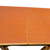 1940s Restored Mid-Century Expanding Hinge Leaf Rattan Dining Table