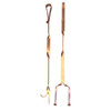 1930s Solid Copper Art Deco Fireplace Poker and Tongs Tools- 2 Pieces 1930s Solid Copper Art Deco Fireplace Poker and Tongs Tools- 2 Pieces