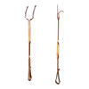 1930s Solid Copper Art Deco Fireplace Poker and Tongs Tools- 2 Pieces 1930s Solid Copper Art Deco Fireplace Poker and Tongs Tools- 2 Pieces