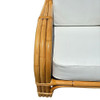 1950s Restored Mid-Century Rattan 3 Strand Transitional Lounge Chair 1950s Restored Mid-Century Rattan 3 Strand Transitional Lounge Chair