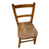 1950s Oak Child's Chapel School Chair by Elm and Beech