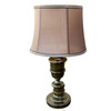 Hollywood Regency Brass Stiffel Style Table Lamp With Shade 1960s Hollywood Regency Brass Stiffel Style Table Lamp With Shade 1960s