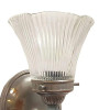 Antique Regency Wall Sconces Electric Light Fixture With Tulip Shade, Pair Antique Regency Wall Sconces Electric Light Fixture With Tulip Shade, Pair
