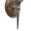 Antique Regency Wall Sconces Electric Light Fixture With Tulip Shade, Pair Antique Regency Wall Sconces Electric Light Fixture With Tulip Shade, Pair