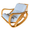1940s Restored 3-Strand Reverese Pretzel Rattan Rocking Chair 1940s Restored 3-Strand Reverese Pretzel Rattan Rocking Chair