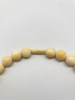 1920s Flapper Era Deer Bone Beaded Necklace Choker With Matching Clip-On Earrings