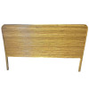 1950s Restored Wide Mid -Century King Size Stacked Rattan Headboard 1950s Restored Wide Mid -Century King Size Stacked Rattan Headboard