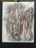 22" x 35" Group of Nude Women Charcoal on Paper 22" x 35" Group of Nude Women Charcoal on Paper