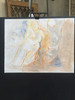 22" x 35" Multicolored Female Nude Pastel on Paper 22" x 35" Multicolored Female Nude Pastel on Paper