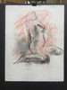 22" x 35" Shy Women Nude Study Charcoal on Paper 22" x 35" Shy Women Nude Study Charcoal on Paper