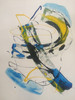 22" x 35" Banana Abstract Watercolor on Paper 22" x 35" Banana Abstract Watercolor on Paper