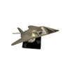 1980s Modernist Lockheed F-117 Nighthawk Chrome Sculpture W/ Black Granite Base 1980s Modernist Lockheed F-117 Nighthawk Chrome Sculpture W/ Black Granite Base