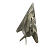 1980s Modernist Lockheed F-117 Nighthawk Chrome Sculpture W/ Black Granite Base 1980s Modernist Lockheed F-117 Nighthawk Chrome Sculpture W/ Black Granite Base