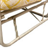 1940s Aluminum Rocking Slider Settee 1940s Aluminum Rocking Slider Settee