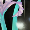 1980s Framed "Iris Versicolor" Illustration Painting Print in Black Frame