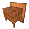 1950s Custom Walnut Bedroom Nightstand by Glenn of California