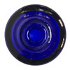 Vianne Art Deco Ripped Cylinder Cobalt Art Glass Light Up Lamp Base Vianne Art Deco Ripped Cylinder Cobalt Art Glass Light Up Lamp Base