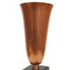 1940s Copper Stacked Base Torchiere Table Lamp 1940s Copper Stacked Base Torchiere Table Lamp