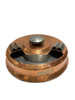 Machine Age Copper and Steel Smokeless Ashtray