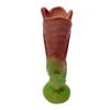 Mid Century Calla Lilly Pink Green Bud Vase by Shawee Pottery