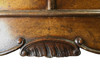Louis XVI Solid Oak Dressing Vanity Table with Mirror and Marble Top