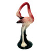 Mid-century California Pottery Ceramic Miniature Pink Flamingo Tabletop Statue